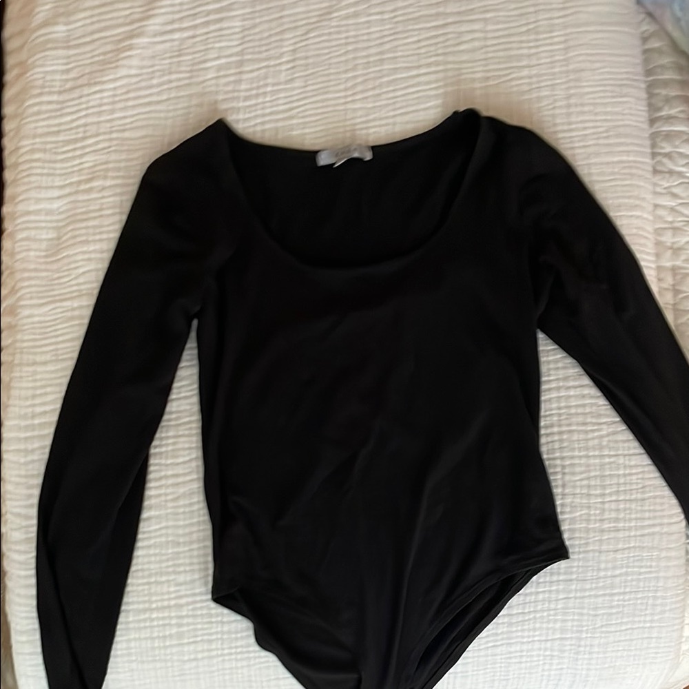 Black Long-sleeve Bodysuit size small 
Boutique purchase